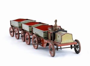 Autocarro con rimorchi  - Asta Antique Toys & Sports Memorabilia - Associazione Nazionale - Case d'Asta italiane