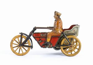 G&K Moto CYCLON con sidecar  - Asta Antique Toys & Sports Memorabilia - Associazione Nazionale - Case d'Asta italiane
