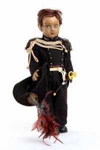LENCI personaggio Carabiniere Reale in Grande Uniforme  - Asta Antique Toys & Sports Memorabilia - Associazione Nazionale - Case d'Asta italiane