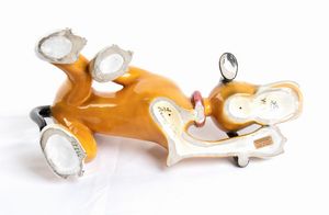 ZACCAGNINI - Disney ceramica PLUTO  - Asta Antique Toys & Sports Memorabilia - Associazione Nazionale - Case d'Asta italiane