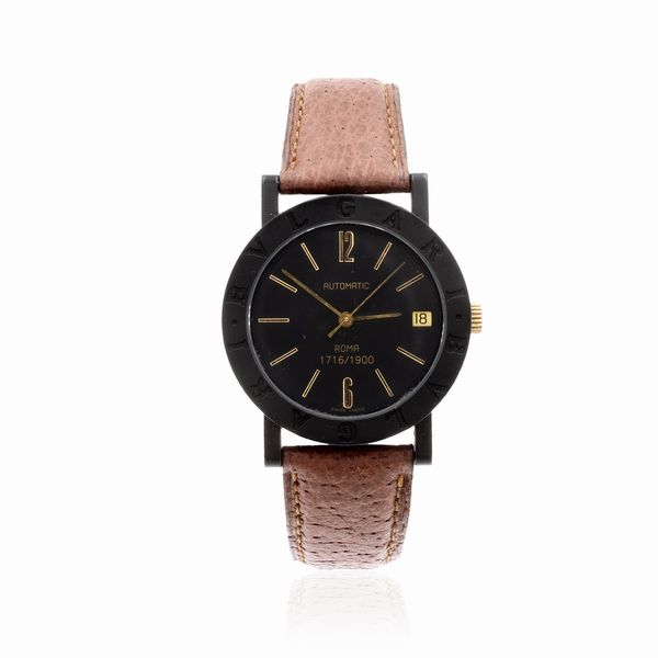 Bulgari Carbon Gold Roma, orologio da polso vintage  - Asta Gioielli Orologi | Fashion Vintage - Associazione Nazionale - Case d'Asta italiane