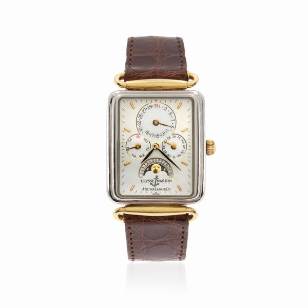 Ulysse Nardin Michelangelo orologio da polso vintage  - Asta Gioielli Orologi | Fashion Vintage - Associazione Nazionale - Case d'Asta italiane