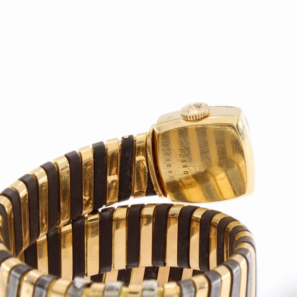 Jager Le Coultre per Bulgari orologio a serpente Tubogas  - Asta Gioielli Orologi | Fashion Vintage - Associazione Nazionale - Case d'Asta italiane