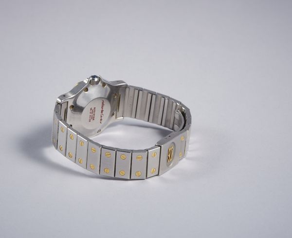 CARTIER : Orologio in acciaio e oro modello Santos Octagon.  - Asta GIOIELLI - OROLOGI - ALL I WANT FOR CHRISTMAS Online - Associazione Nazionale - Case d'Asta italiane