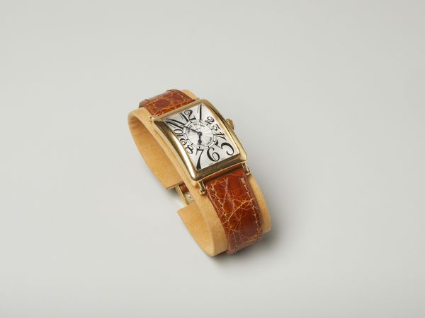 FRANCK MULLER : Orologio Franck Muller Geneve modello Long Island con quadrante in oro giallo 18 carati con indici arabi e cinturino in pelle.  - Asta GIOIELLI - OROLOGI - ALL I WANT FOR CHRISTMAS Online - Associazione Nazionale - Case d'Asta italiane