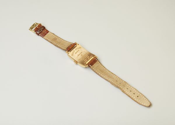 FRANCK MULLER : Orologio Franck Muller Geneve modello Long Island con quadrante in oro giallo 18 carati con indici arabi e cinturino in pelle.  - Asta GIOIELLI - OROLOGI - ALL I WANT FOR CHRISTMAS Online - Associazione Nazionale - Case d'Asta italiane
