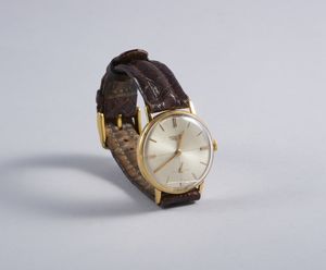 LONGINES : Orologio da uomo di forma rotonda in oro giallo 18k.con movimento meccanico  - Asta GIOIELLI - OROLOGI - ALL I WANT FOR CHRISTMAS Online - Associazione Nazionale - Case d'Asta italiane