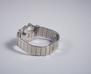 CARTIER : Orologio in acciaio e oro modello Santos Octagon.  - Asta GIOIELLI - OROLOGI - ALL I WANT FOR CHRISTMAS Online - Associazione Nazionale - Case d'Asta italiane