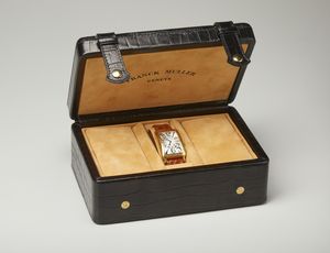 FRANCK MULLER : Orologio Franck Muller Geneve modello Long Island con quadrante in oro giallo 18 carati con indici arabi e cinturino in pelle.  - Asta GIOIELLI - OROLOGI - ALL I WANT FOR CHRISTMAS Online - Associazione Nazionale - Case d'Asta italiane