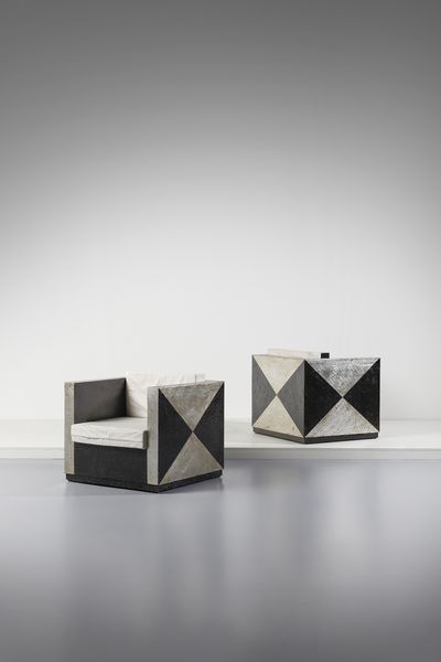 MANIFATTURA ITALIANA : Coppia di poltrone  - Asta DESIGN E ARTI DECORATIVE DEL NOVECENTO - Associazione Nazionale - Case d'Asta italiane