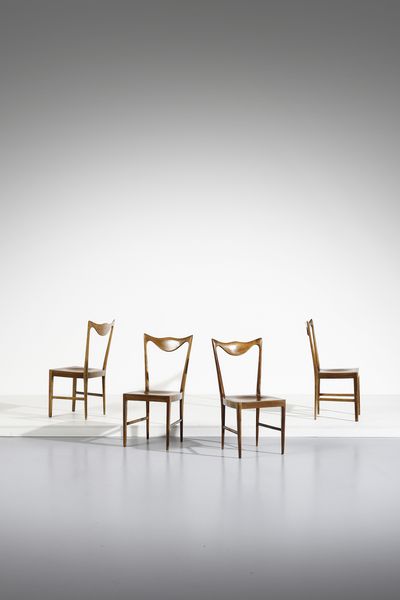 MANIFATTURA ITALIANA : Quattro sedie  - Asta DESIGN E ARTI DECORATIVE DEL NOVECENTO - Associazione Nazionale - Case d'Asta italiane
