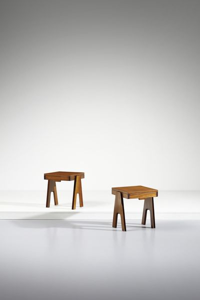 ANGELO MANGIAROTTI (1921-2012) & BRUNO MORASSUTTI (1920-2008) : Coppia di comodini per Mascheroni, Italia  - Asta DESIGN E ARTI DECORATIVE DEL NOVECENTO - Associazione Nazionale - Case d'Asta italiane