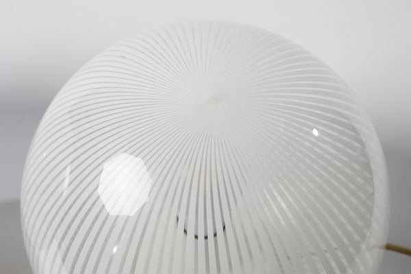 DIAZ DE SANTILLANA LUDOVICO (1931 - 1989) : Coppia di lampade da tavolo della serie Tessuti per Venini, Murano  - Asta DESIGN E ARTI DECORATIVE DEL NOVECENTO - Associazione Nazionale - Case d'Asta italiane