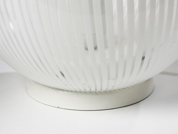 DIAZ DE SANTILLANA LUDOVICO (1931 - 1989) : Coppia di lampade da tavolo della serie Tessuti per Venini, Murano  - Asta DESIGN E ARTI DECORATIVE DEL NOVECENTO - Associazione Nazionale - Case d'Asta italiane