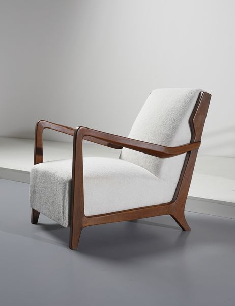 PONTI GIO (1891 - 1979) : attribuito. Coppia di poltrone  - Asta DESIGN E ARTI DECORATIVE DEL NOVECENTO - Associazione Nazionale - Case d'Asta italiane