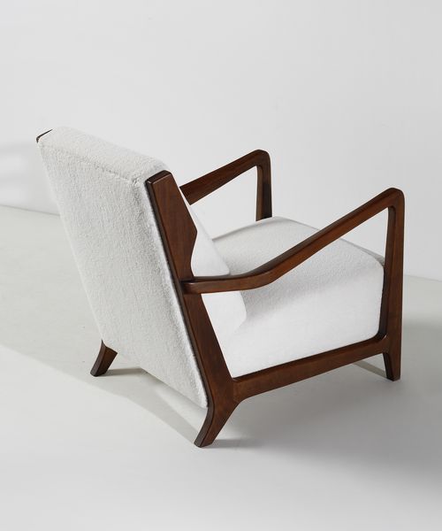 PONTI GIO (1891 - 1979) : attribuito. Coppia di poltrone  - Asta DESIGN E ARTI DECORATIVE DEL NOVECENTO - Associazione Nazionale - Case d'Asta italiane