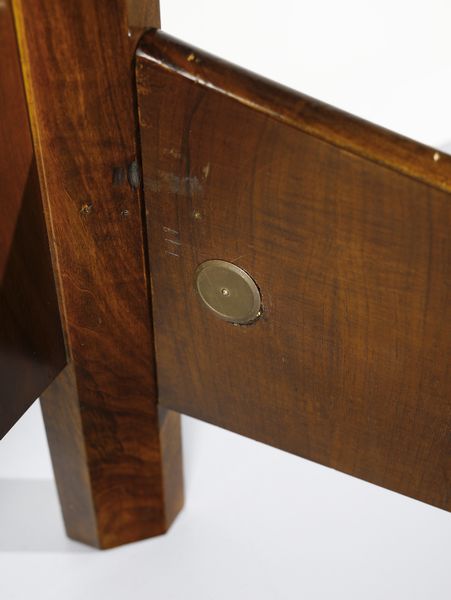 CACCIA DOMINIONI LUIGI (1913 - 2016) : nello stile di. Letto matrimoniale mod. Chesa Laria  - Asta DESIGN E ARTI DECORATIVE DEL NOVECENTO - Associazione Nazionale - Case d'Asta italiane