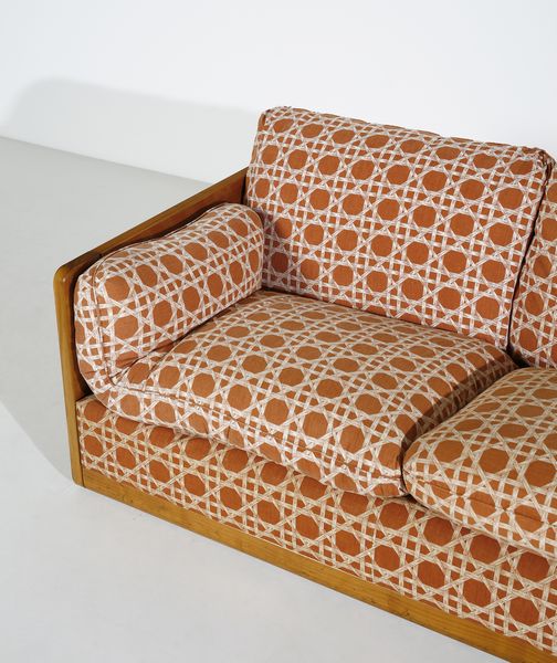 MANIFATTURA ITALIANA : Divano a tre posti  - Asta DESIGN E ARTI DECORATIVE DEL NOVECENTO - Associazione Nazionale - Case d'Asta italiane