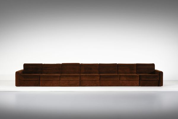 MANIFATTURA ITALIANA : Divano modulare (7 pezzi)  - Asta DESIGN E ARTI DECORATIVE DEL NOVECENTO - Associazione Nazionale - Case d'Asta italiane