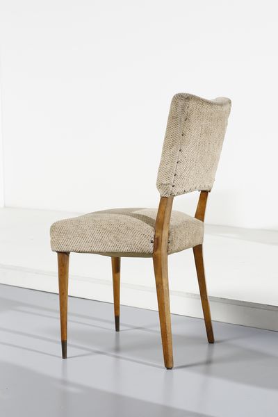 BORSANI OSVALDO (1911 - 1985) : attribuito. Sei sedie  - Asta DESIGN E ARTI DECORATIVE DEL NOVECENTO - Associazione Nazionale - Case d'Asta italiane