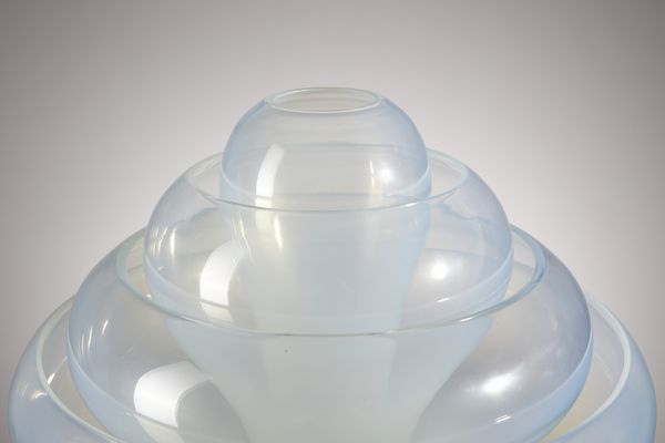 NASON CARLO (n. 1935) : Lampada da tavolo mod. LT305 per Mazzega, Murano  - Asta DESIGN E ARTI DECORATIVE DEL NOVECENTO - Associazione Nazionale - Case d'Asta italiane