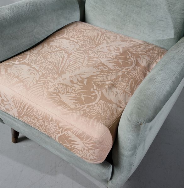 PONTI GIO (1891 - 1979) : attribuito. Coppia di poltrone  - Asta DESIGN E ARTI DECORATIVE DEL NOVECENTO - Associazione Nazionale - Case d'Asta italiane