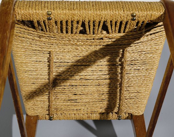 PECORINI GUGLIELMO : Sei sedie  - Asta DESIGN E ARTI DECORATIVE DEL NOVECENTO - Associazione Nazionale - Case d'Asta italiane