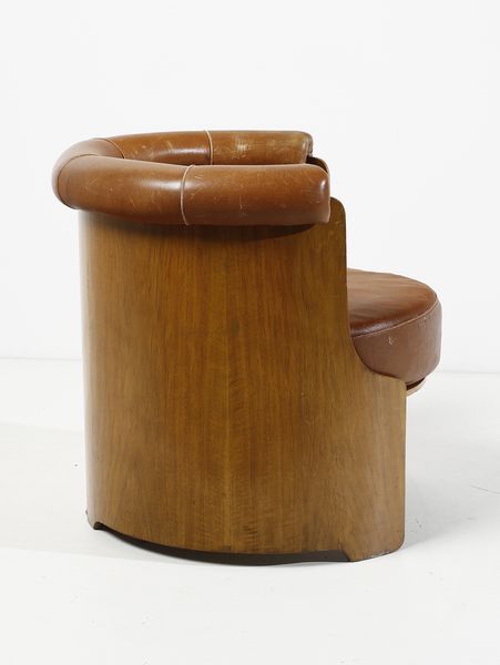 CACCIA DOMINIONI LUIGI (1913 - 2016) : Poltroncina mod. Midinette per Azucena, Milano  - Asta DESIGN E ARTI DECORATIVE DEL NOVECENTO - Associazione Nazionale - Case d'Asta italiane