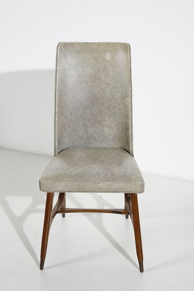 BEGA MELCHIORRE (1898 - 1976) : Sei sedie  - Asta DESIGN E ARTI DECORATIVE DEL NOVECENTO - Associazione Nazionale - Case d'Asta italiane