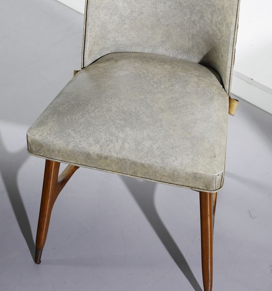 BEGA MELCHIORRE (1898 - 1976) : Sei sedie  - Asta DESIGN E ARTI DECORATIVE DEL NOVECENTO - Associazione Nazionale - Case d'Asta italiane