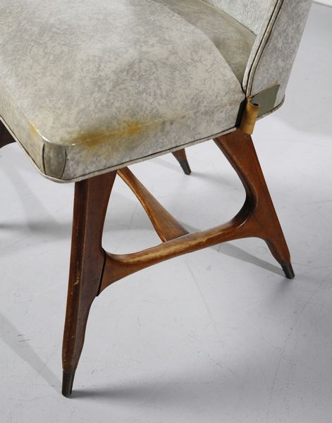 BEGA MELCHIORRE (1898 - 1976) : Sei sedie  - Asta DESIGN E ARTI DECORATIVE DEL NOVECENTO - Associazione Nazionale - Case d'Asta italiane