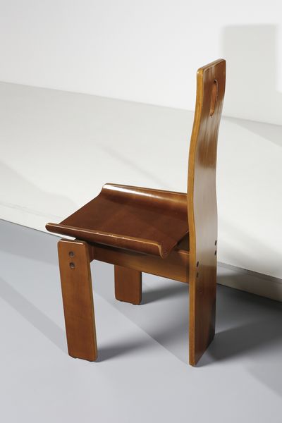 LANDI EDOARDO (n. 1937) : Sei sedie mod. Diago per Nikol, Italia  - Asta DESIGN E ARTI DECORATIVE DEL NOVECENTO - Associazione Nazionale - Case d'Asta italiane