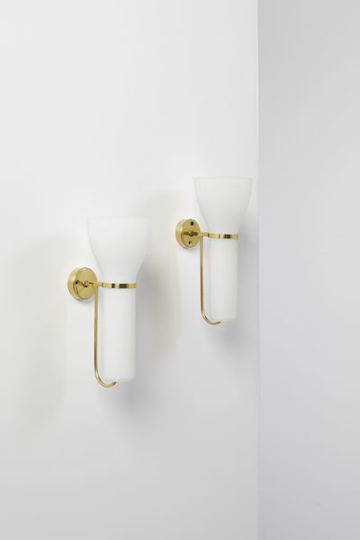 MANIFATTURA ITALIANA : Coppia di lampade da parete  - Asta DESIGN E ARTI DECORATIVE DEL NOVECENTO - Associazione Nazionale - Case d'Asta italiane