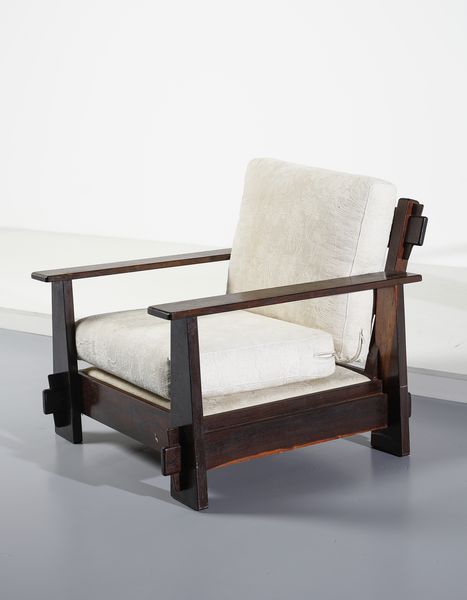 MANIFATTURA BRASILIANA : Coppia di poltrone  - Asta DESIGN E ARTI DECORATIVE DEL NOVECENTO - Associazione Nazionale - Case d'Asta italiane