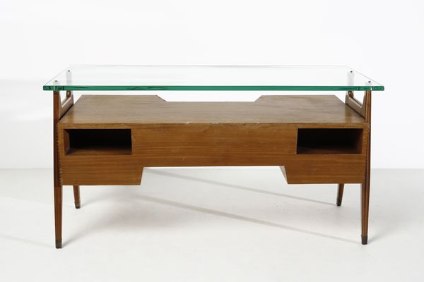 ROMANO AUGUSTO : attribuito. Scrivania da centro  - Asta DESIGN E ARTI DECORATIVE DEL NOVECENTO - Associazione Nazionale - Case d'Asta italiane