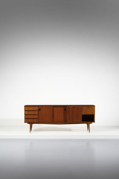 MANIFATTURA ITALIANA : Credenza  - Asta DESIGN E ARTI DECORATIVE DEL NOVECENTO - Associazione Nazionale - Case d'Asta italiane