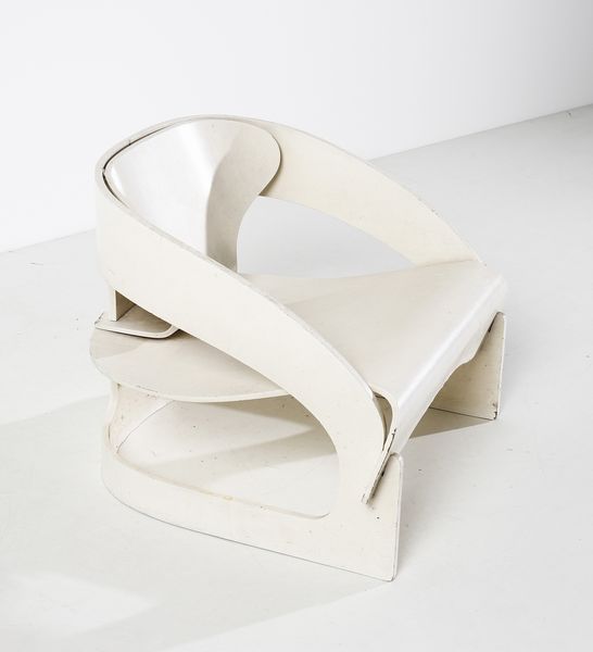 COLOMBO JOE (1930 - 1971) : Poltrona mod. 4801 per Kartell, Milano  - Asta DESIGN E ARTI DECORATIVE DEL NOVECENTO - Associazione Nazionale - Case d'Asta italiane