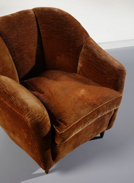 PONTI GIO (1891 - 1979) : Coppia di poltrone per Casa & Giardino, Milano  - Asta DESIGN E ARTI DECORATIVE DEL NOVECENTO - Associazione Nazionale - Case d'Asta italiane