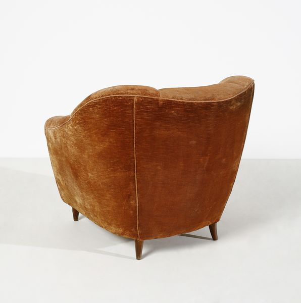 PONTI GIO (1891 - 1979) : Coppia di poltrone per Casa & Giardino, Milano  - Asta DESIGN E ARTI DECORATIVE DEL NOVECENTO - Associazione Nazionale - Case d'Asta italiane