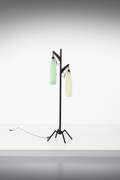 MANIFATTURA ITALIANA : Lampada da terra  - Asta DESIGN E ARTI DECORATIVE DEL NOVECENTO - Associazione Nazionale - Case d'Asta italiane