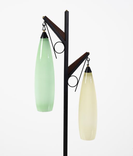 MANIFATTURA ITALIANA : Lampada da terra  - Asta DESIGN E ARTI DECORATIVE DEL NOVECENTO - Associazione Nazionale - Case d'Asta italiane