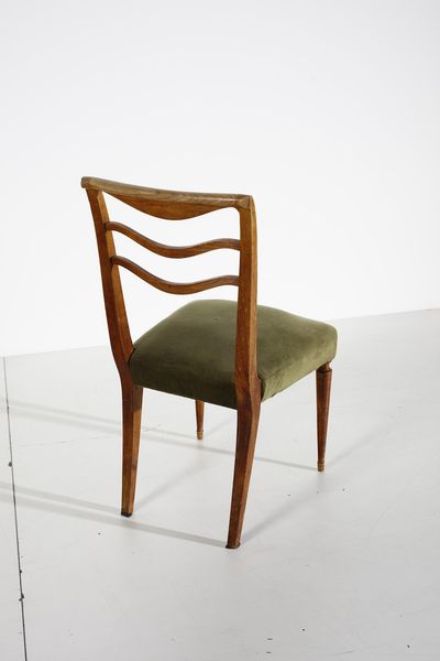 MOBILI D'ARTE SCREMIN : Sei sedie, Belluno  - Asta DESIGN E ARTI DECORATIVE DEL NOVECENTO - Associazione Nazionale - Case d'Asta italiane