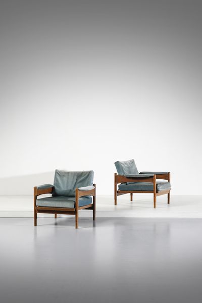 MANIFATTURA ITALIANA : Coppia di poltrone  - Asta DESIGN E ARTI DECORATIVE DEL NOVECENTO - Associazione Nazionale - Case d'Asta italiane