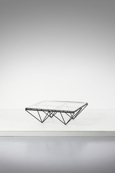 PIVA PAOLO (1950 - 2017) : nello stile di. Tavolo da salotto ispirato al mod. Alanda  - Asta DESIGN E ARTI DECORATIVE DEL NOVECENTO - Associazione Nazionale - Case d'Asta italiane