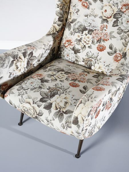 MANIFATTURA ITALIANA : Coppia di poltrone  - Asta DESIGN E ARTI DECORATIVE DEL NOVECENTO - Associazione Nazionale - Case d'Asta italiane