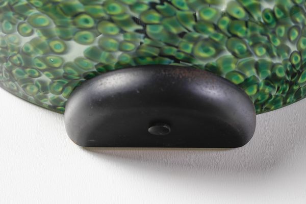 AULENTI GAE (1927 - 2012) : Cinque lampade da parete della serie Neverrino per Vistosi, Murano  - Asta DESIGN E ARTI DECORATIVE DEL NOVECENTO - Associazione Nazionale - Case d'Asta italiane