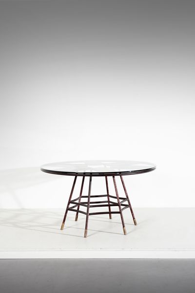 MANIFATTURA ITALIANA : Tavolo  - Asta DESIGN E ARTI DECORATIVE DEL NOVECENTO - Associazione Nazionale - Case d'Asta italiane