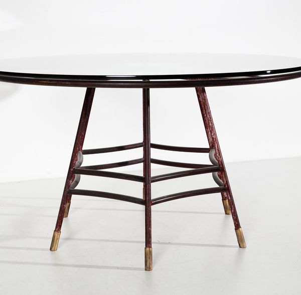 MANIFATTURA ITALIANA : Tavolo  - Asta DESIGN E ARTI DECORATIVE DEL NOVECENTO - Associazione Nazionale - Case d'Asta italiane