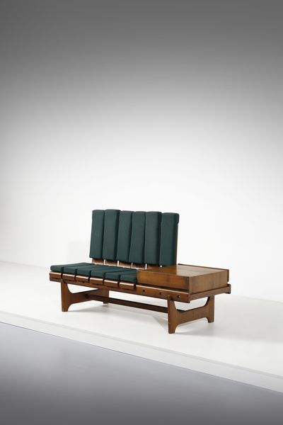 BAROVERO MOBILI TORINO : Divanetto con tavolino  - Asta DESIGN E ARTI DECORATIVE DEL NOVECENTO - Associazione Nazionale - Case d'Asta italiane