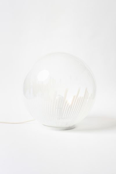 DIAZ DE SANTILLANA LUDOVICO (1931 - 1989) : Lampada da tavolo della serie Tessuti per Venini, Murano  - Asta DESIGN E ARTI DECORATIVE DEL NOVECENTO - Associazione Nazionale - Case d'Asta italiane